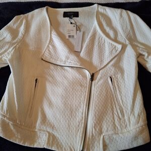 Cream white jacket